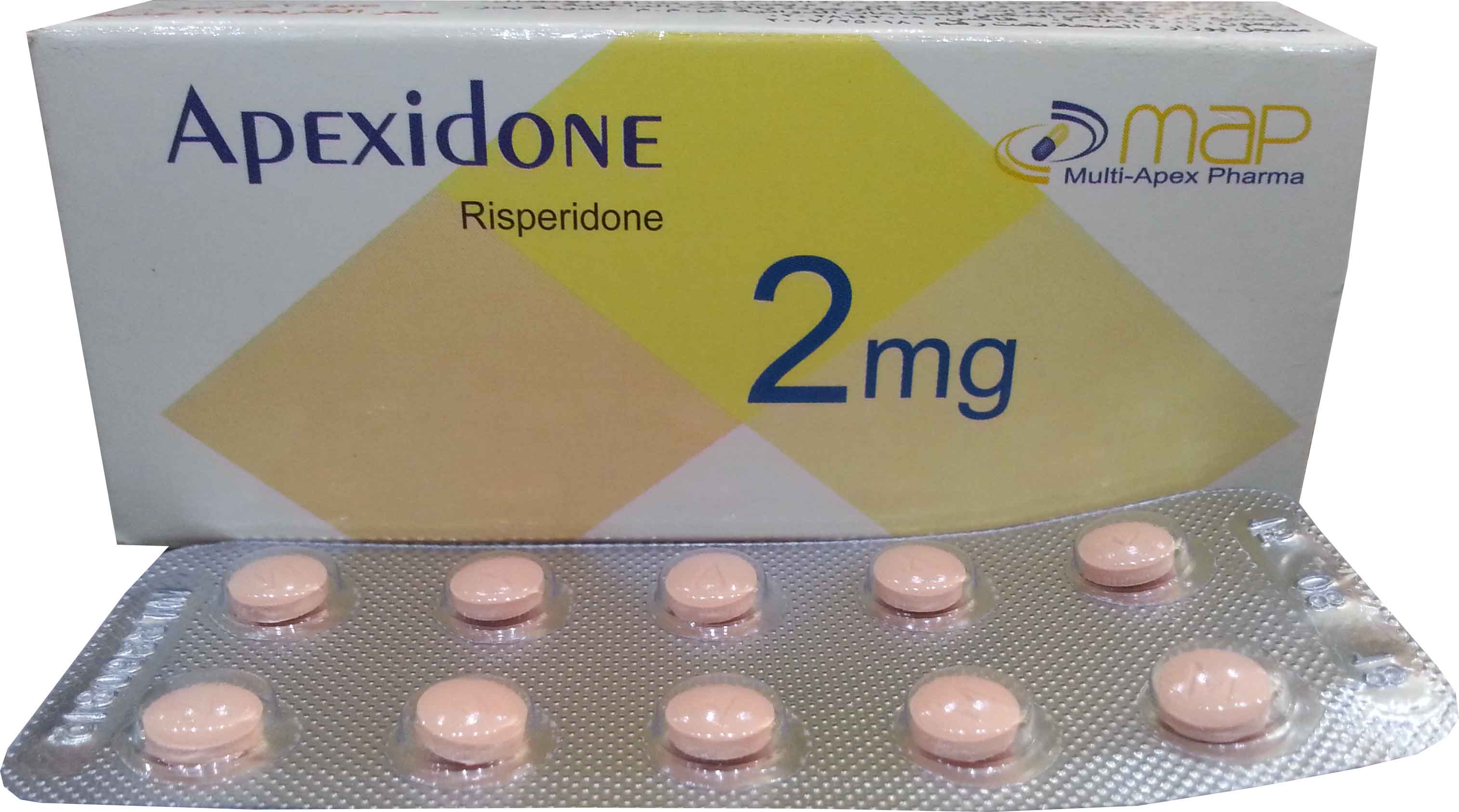 Apexidone 2 mg 20 tablets