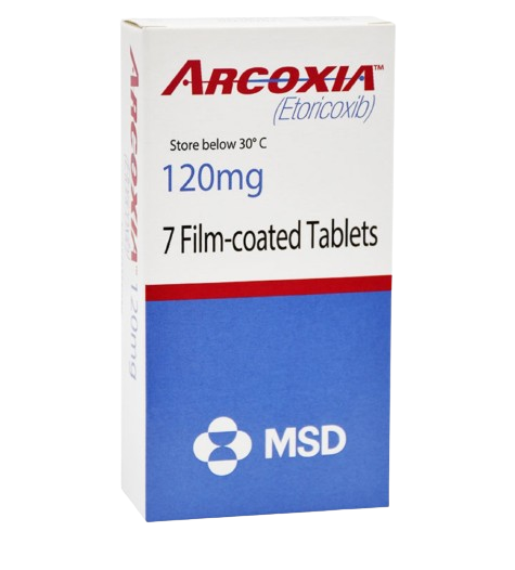 Arcoxia 120 mg 7 tablets *