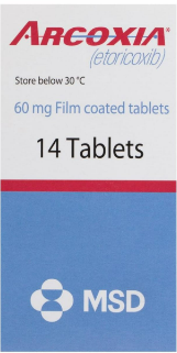 Arcoxia 60mg 14tablets