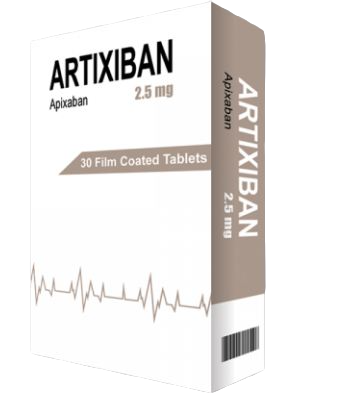 Artixiban 2.5 mg 30 tablets