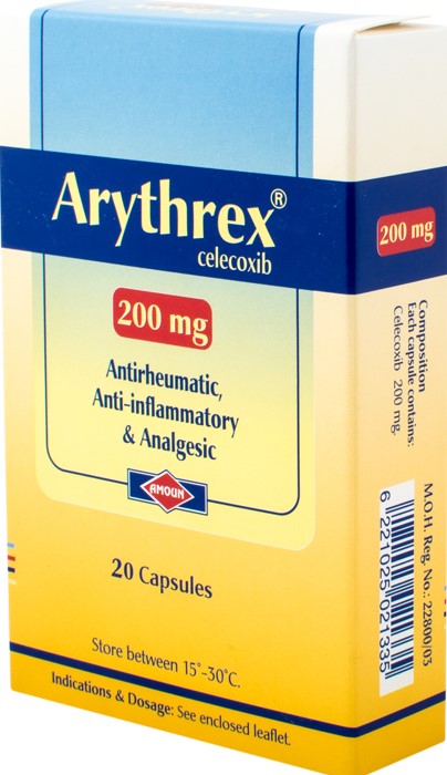 Arythrex 200 mg 20 capsules