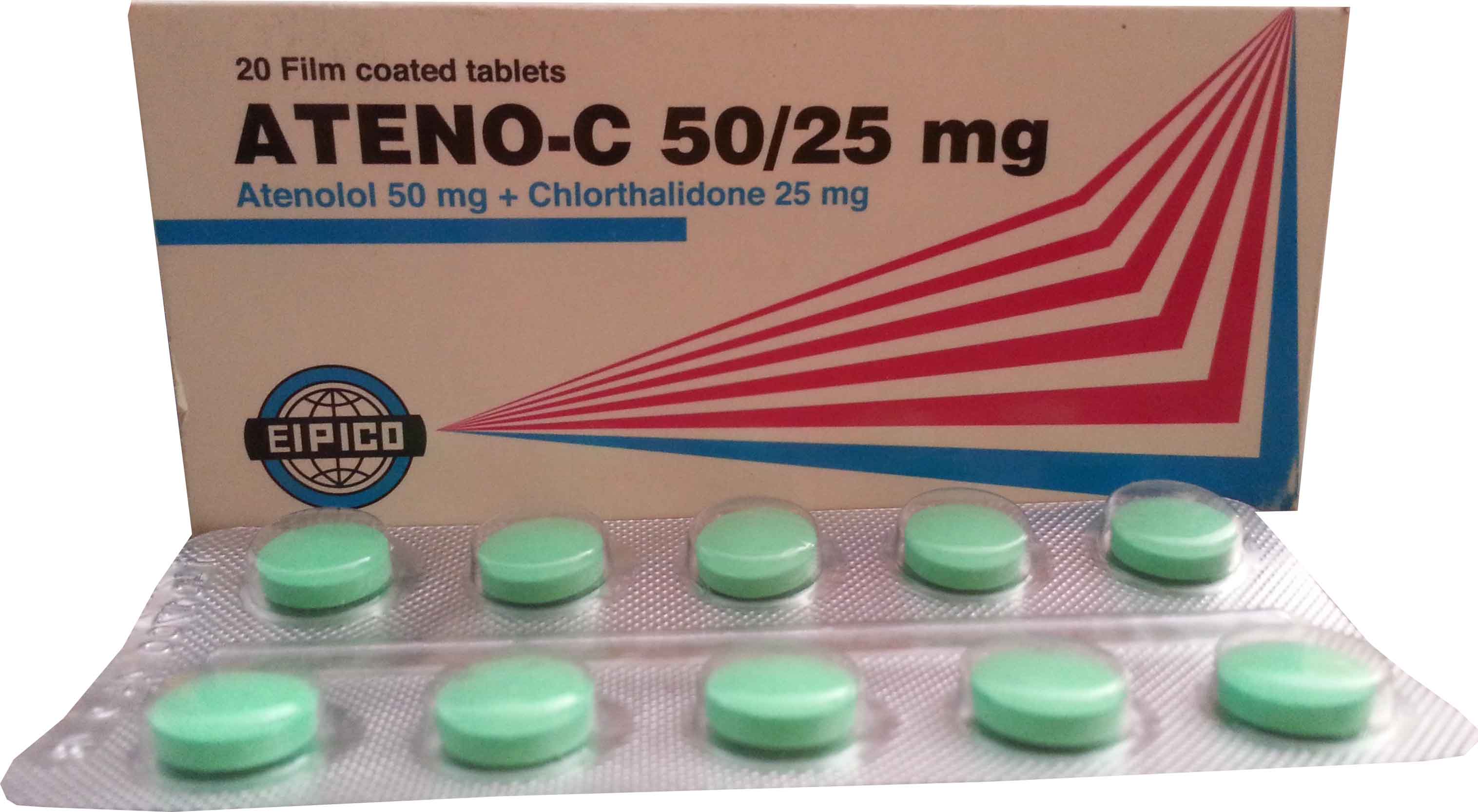 Ateno-C 50\25mg 20 tablets