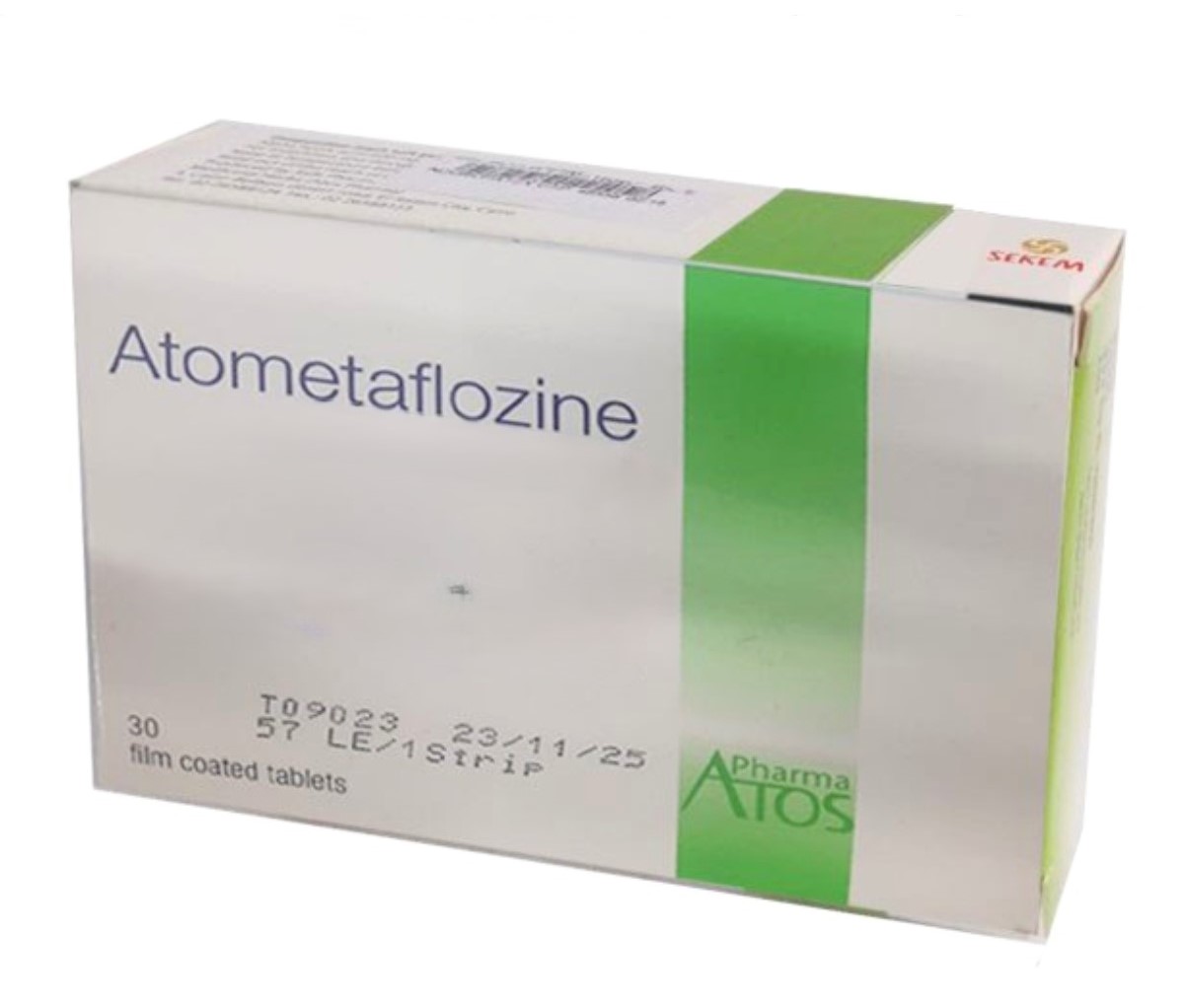 Atometaflozine 12.5/500mg 30 Film Coated Tablets