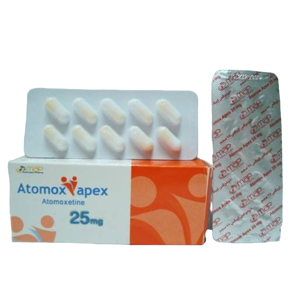 Atomox apex 25 mg 30 capsules