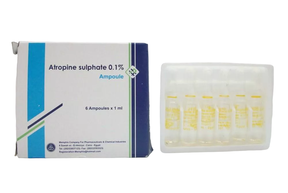 Atropine sulphate 6 Ampoule (Memphis)