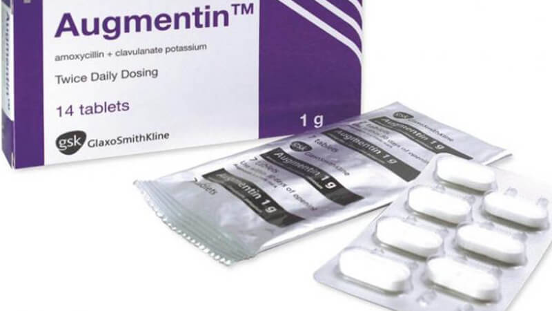 Augmentin 1 g 14 tablets *