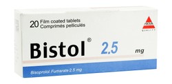 Bistol 2.5 mg 20 tablets