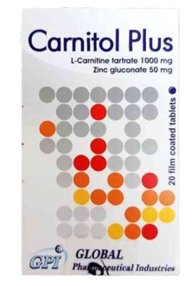 Carnitol Plus 1000 / 5 mg 20 Tablets#
