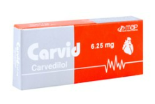 Carvid 6.25 mg 30 tablets
