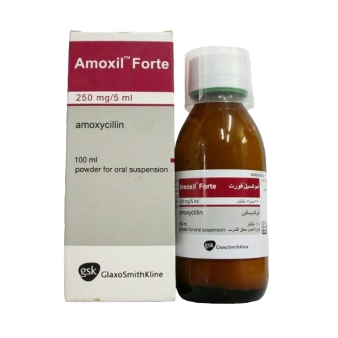 Amoxil Forte 250 mg/5ml  suspension 100 ml 