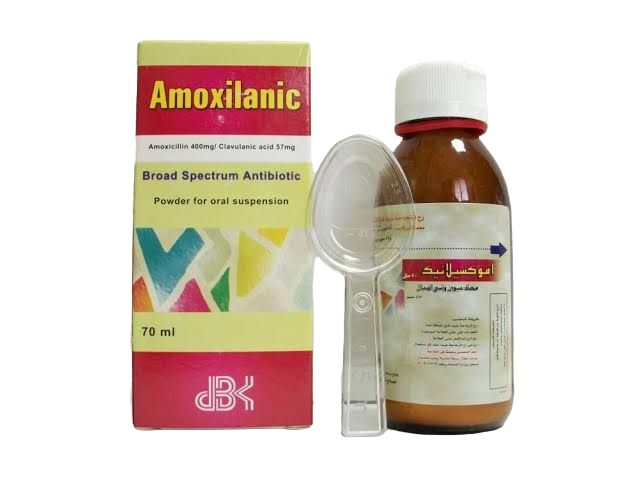 Amoxilanic 457mg /5 mg suspension 70 ml 